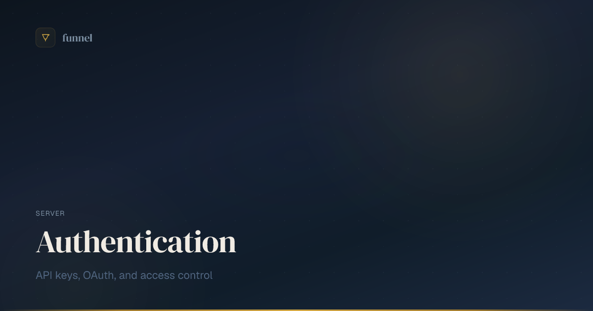 Authentication: API keys, GitHub OAuth, and OIDC for tunnels | funnel